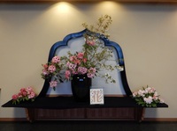 2016法生寺花祭り玄関ホール